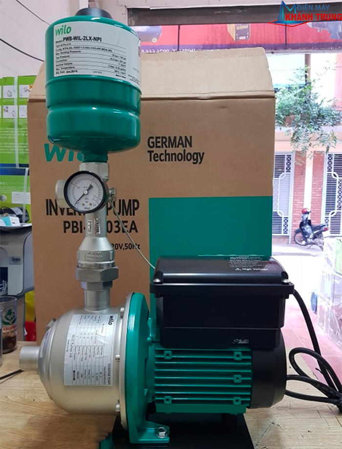 Máy bơm tăng áp biến tần Wilo PBI-L205EA - Ảnh 2