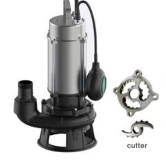 Máy bơm thả chìm MBY dao chém rác Inox 50GNWQD10-12-1.1SF-Phao (1.1Kw)