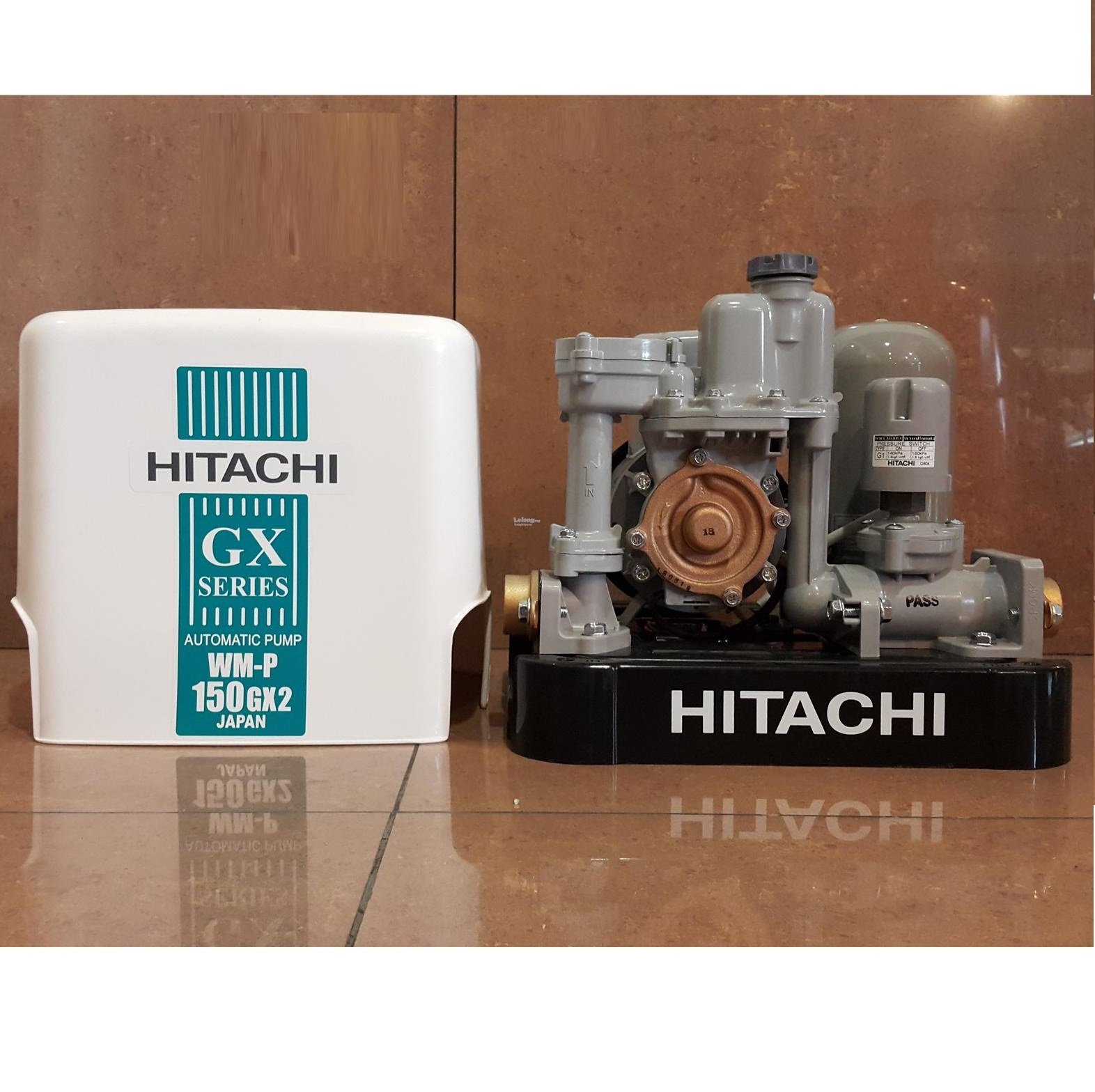 Máy bơm tăng áp Hitachi WM-P300GX2-SPV-WH (300W)